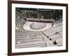 The Great Theatre, Pompeii, Unesco World Heritage Site, Campania, Italy-Christina Gascoigne-Framed Photographic Print