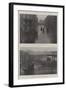 The Great Thunderstorm and Floods in Berlin-null-Framed Giclee Print