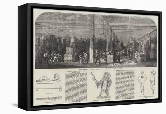 The Great Tobacco Warehouse-Samuel Read-Framed Stretched Canvas