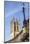 The Great Tower of Magdalen College with Typical Archaic Lampost in Foreground-Charlie Harding-Mounted Photographic Print