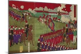 The Great Training Maneuvers by Various Army Corps (Shotai Dai Choren No Z)-Toyohara Chikanobu-Mounted Giclee Print