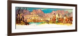 The Great Trek-James Edwin Mcconnell-Framed Premium Giclee Print