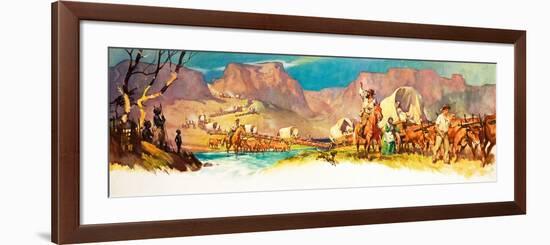 The Great Trek-James Edwin Mcconnell-Framed Giclee Print