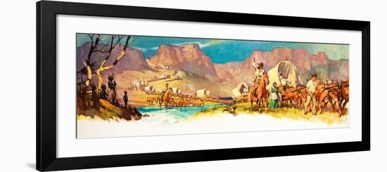 The Great Trek-James Edwin Mcconnell-Framed Giclee Print