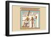 The Great Triad of Thebes, Amen, Mut, and Khonsu-J. Gardner Wilkinson-Framed Art Print