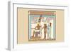 The Great Triad of Thebes, Amen, Mut, and Khonsu-J. Gardner Wilkinson-Framed Art Print