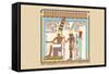 The Great Triad of Thebes, Amen, Mut, and Khonsu-J. Gardner Wilkinson-Framed Stretched Canvas