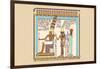 The Great Triad of Thebes, Amen, Mut, and Khonsu-J. Gardner Wilkinson-Framed Art Print