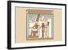 The Great Triad of Thebes, Amen, Mut, and Khonsu-J. Gardner Wilkinson-Framed Art Print