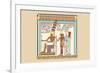 The Great Triad of Thebes, Amen, Mut, and Khonsu-J. Gardner Wilkinson-Framed Art Print