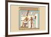 The Great Triad of Thebes, Amen, Mut, and Khonsu-J. Gardner Wilkinson-Framed Art Print