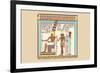 The Great Triad of Thebes, Amen, Mut, and Khonsu-J. Gardner Wilkinson-Framed Art Print