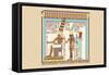 The Great Triad of Thebes, Amen, Mut, and Khonsu-J. Gardner Wilkinson-Framed Stretched Canvas
