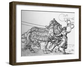 The Great Triumphal Cart of Emperor Maximilian, (1523), 1906-Albrecht Durer-Framed Giclee Print