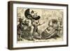 The Great Union Prize Fight, 1861-null-Framed Giclee Print