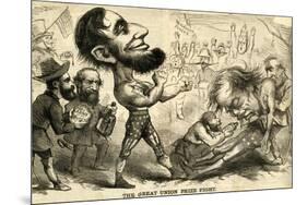 The Great Union Prize Fight, 1861-null-Mounted Giclee Print