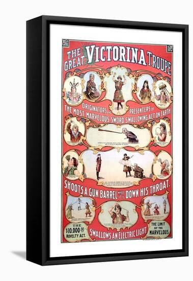 The Great Victorina Troupe-null-Framed Stretched Canvas