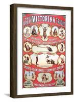 The Great Victorina Troupe-null-Framed Art Print