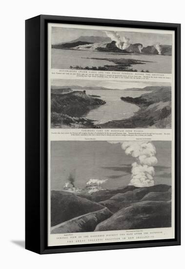 The Great Volcanic Eruption in New Zealand, II-null-Framed Stretched Canvas