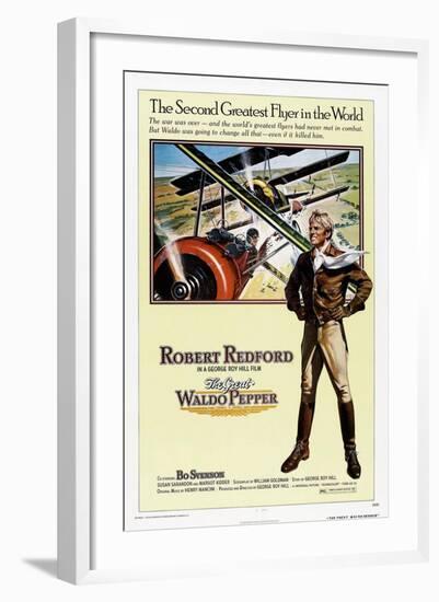 The Great Waldo Pepper, Robert Redford, 1975-null-Framed Art Print