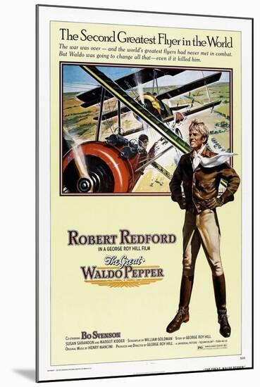 The Great Waldo Pepper, Robert Redford, 1975-null-Mounted Art Print