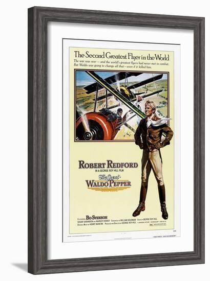 The Great Waldo Pepper, Robert Redford, 1975-null-Framed Art Print