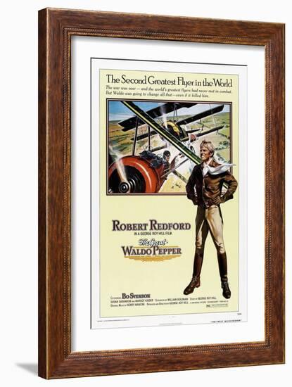 The Great Waldo Pepper, Robert Redford, 1975-null-Framed Art Print