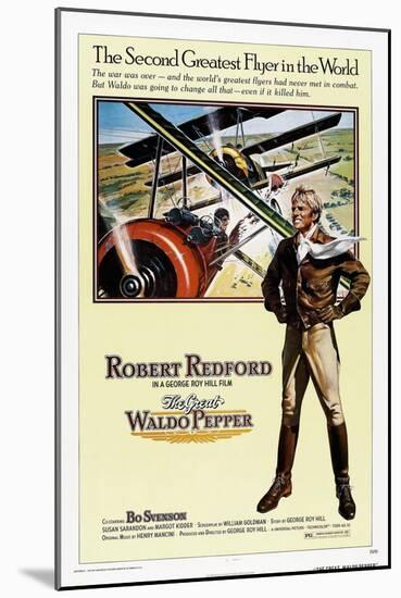 The Great Waldo Pepper, Robert Redford, 1975-null-Mounted Art Print