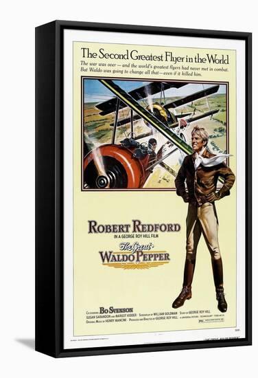 The Great Waldo Pepper, Robert Redford, 1975-null-Framed Stretched Canvas