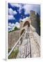 The Great Wall above the city center, Ston, Dalmatian Coast, Croatia-Russ Bishop-Framed Photographic Print