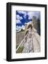 The Great Wall above the city center, Ston, Dalmatian Coast, Croatia-Russ Bishop-Framed Photographic Print