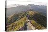 The Great Wall at Mutianyu Near Beijing in Hebei Province, China-Peter Adams-Stretched Canvas