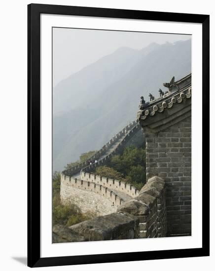 The Great Wall at Mutianyu, Unesco World Heritage Site, Beijing, China, Asia-Angelo Cavalli-Framed Photographic Print