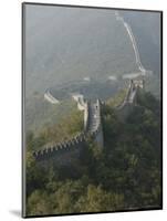 The Great Wall at Mutianyu, Unesco World Heritage Site, Near Beijing, China-Angelo Cavalli-Mounted Photographic Print