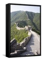 The Great Wall at Mutyanyu, UNESCO World Heritage Site, Near Beijing, China, Asia-Angelo Cavalli-Framed Stretched Canvas