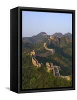 The Great Wall, Near Jing Hang Ling, Unesco World Heritage Site, Beijing, China-Adam Tall-Framed Stretched Canvas