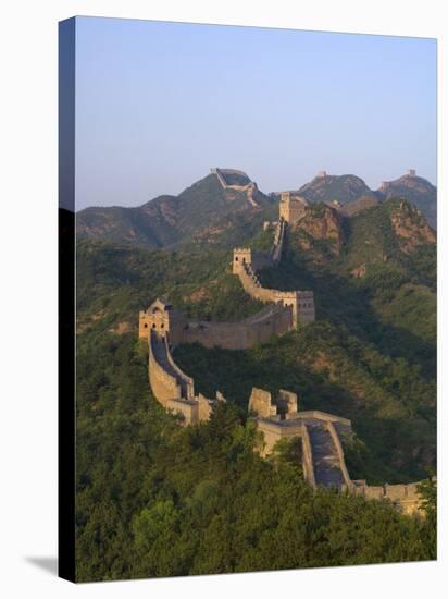 The Great Wall, Near Jing Hang Ling, Unesco World Heritage Site, Beijing, China-Adam Tall-Stretched Canvas