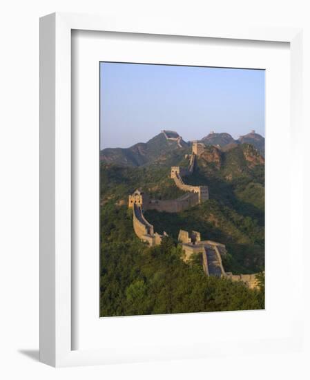 The Great Wall, Near Jing Hang Ling, Unesco World Heritage Site, Beijing, China-Adam Tall-Framed Premium Photographic Print