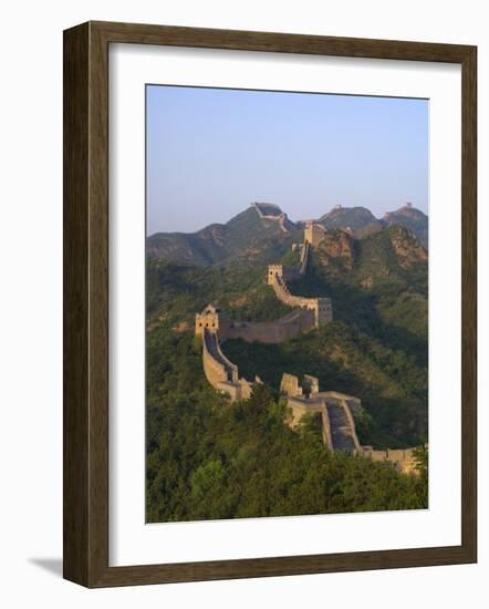 The Great Wall, Near Jing Hang Ling, Unesco World Heritage Site, Beijing, China-Adam Tall-Framed Photographic Print