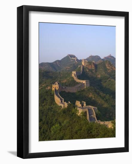 The Great Wall, Near Jing Hang Ling, Unesco World Heritage Site, Beijing, China-Adam Tall-Framed Photographic Print