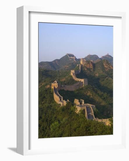 The Great Wall, Near Jing Hang Ling, Unesco World Heritage Site, Beijing, China-Adam Tall-Framed Photographic Print