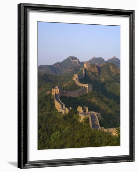 The Great Wall, Near Jing Hang Ling, Unesco World Heritage Site, Beijing, China-Adam Tall-Framed Photographic Print