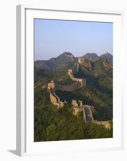 The Great Wall, Near Jing Hang Ling, Unesco World Heritage Site, Beijing, China-Adam Tall-Framed Photographic Print