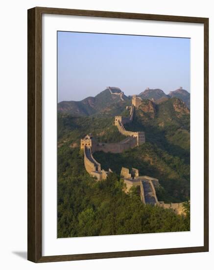 The Great Wall, Near Jing Hang Ling, Unesco World Heritage Site, Beijing, China-Adam Tall-Framed Photographic Print