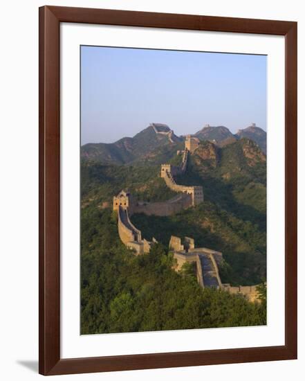 The Great Wall, Near Jing Hang Ling, Unesco World Heritage Site, Beijing, China-Adam Tall-Framed Photographic Print