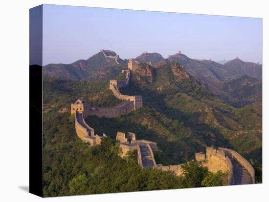 The Great Wall, Near Jing Hang Ling, Unesco World Heritage Site, Beijing, China-Adam Tall-Stretched Canvas