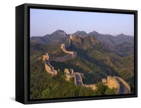 The Great Wall, Near Jing Hang Ling, Unesco World Heritage Site, Beijing, China-Adam Tall-Framed Stretched Canvas