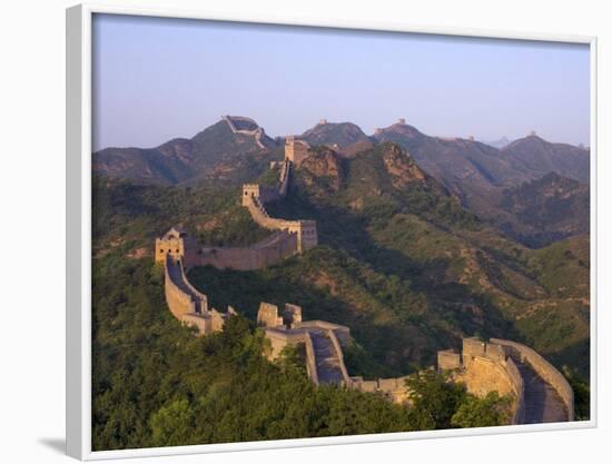 The Great Wall, Near Jing Hang Ling, Unesco World Heritage Site, Beijing, China-Adam Tall-Framed Photographic Print