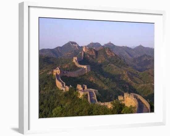 The Great Wall, Near Jing Hang Ling, Unesco World Heritage Site, Beijing, China-Adam Tall-Framed Photographic Print