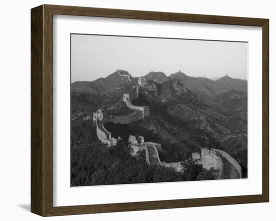 The Great Wall, Near Jing Hang Ling, Unesco World Heritage Site, Beijing, China-Adam Tall-Framed Photographic Print